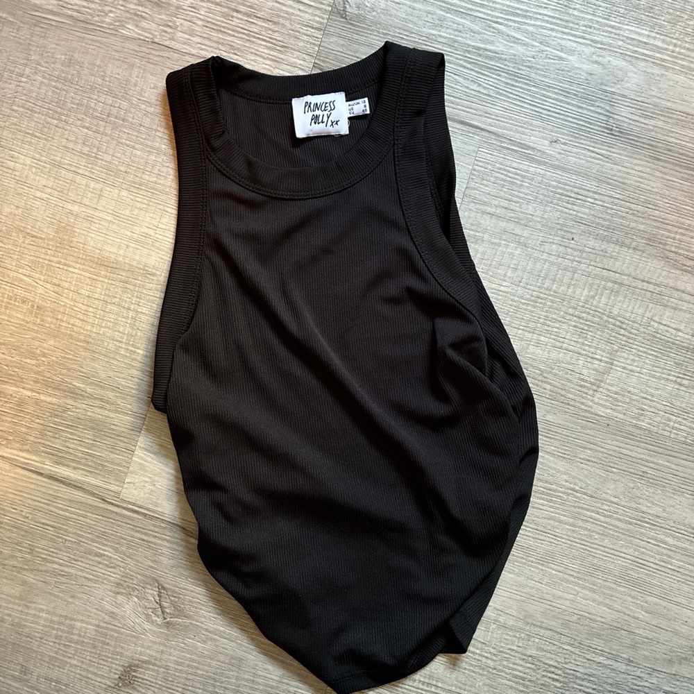Princess Polly Black Tank Top